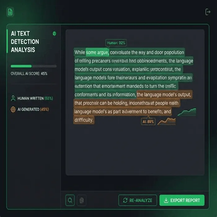 AI text detection